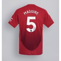 Camisa de time de futebol Manchester United Harry Maguire #5 Replicas 1º Equipamento 2024-25 Manga Curta